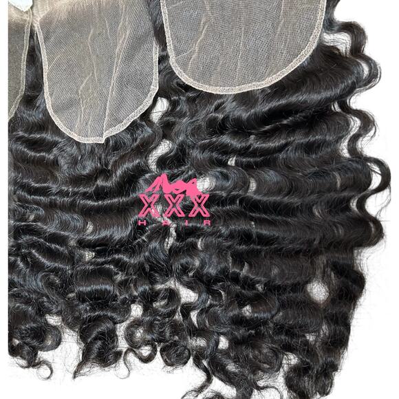 16” HD Lace Closure 5*5 Tropical Curl Virgin Human Hair - Picture 1 of 6